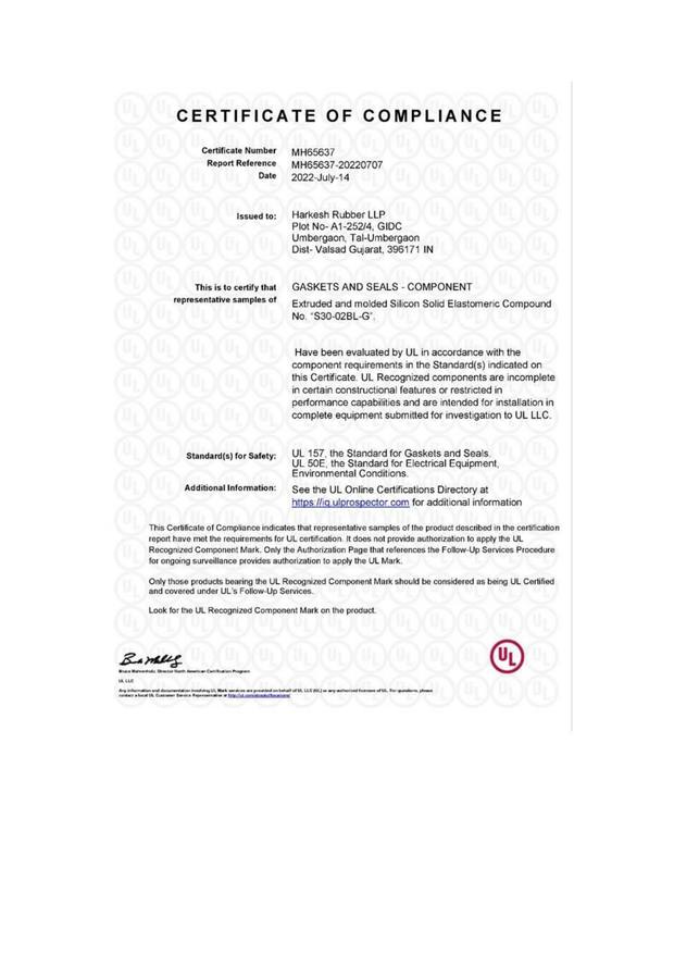 UL certificate